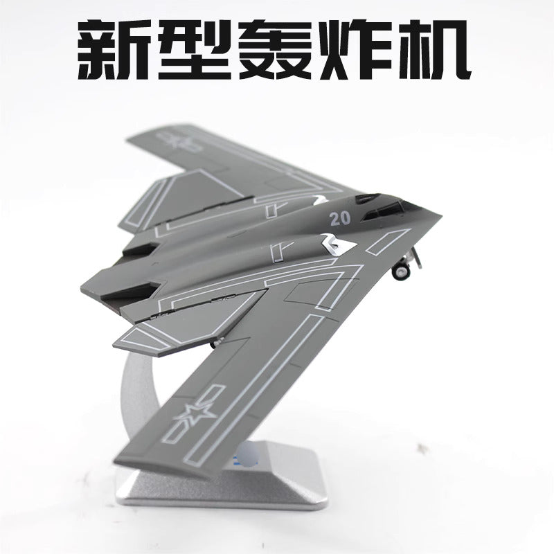 Red Ghost Bomber Alloy Military Model Aircraft