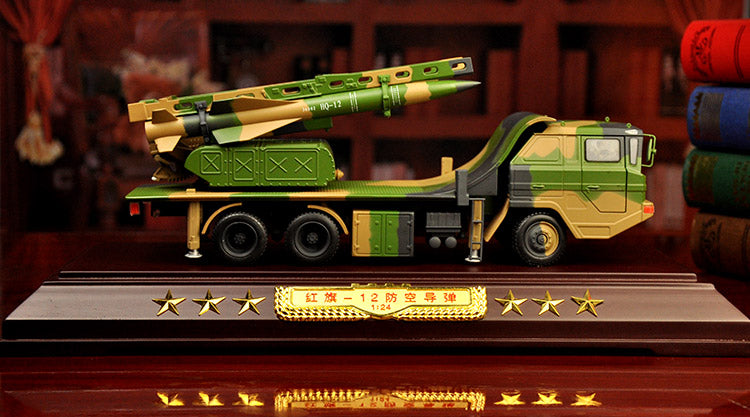 Red flags-12 1-24 Hong Qi  surface-to-air missile launcher model