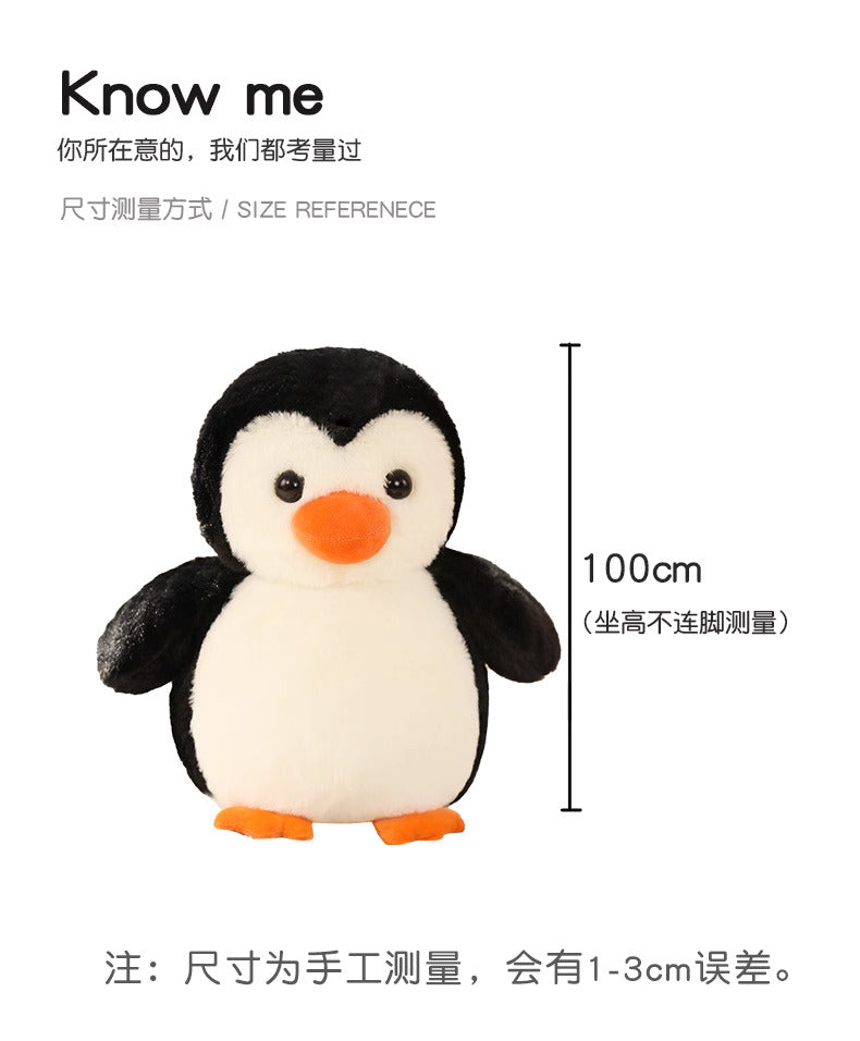 Round faced penguin doll animal