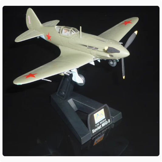 EASY MODEL 1:72 WWII SOVIET MIG-3 FIGHTER (STATIC FINISHED MODEL)