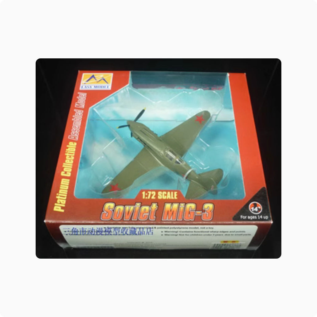 EASY MODEL 1:72 WWII SOVIET MIG-3 FIGHTER (STATIC FINISHED MODEL)