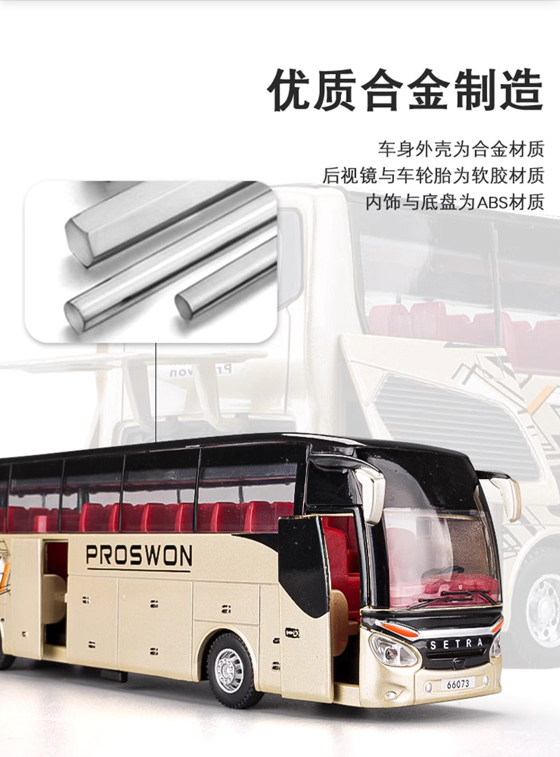 Small Bus with lights and sliding doors