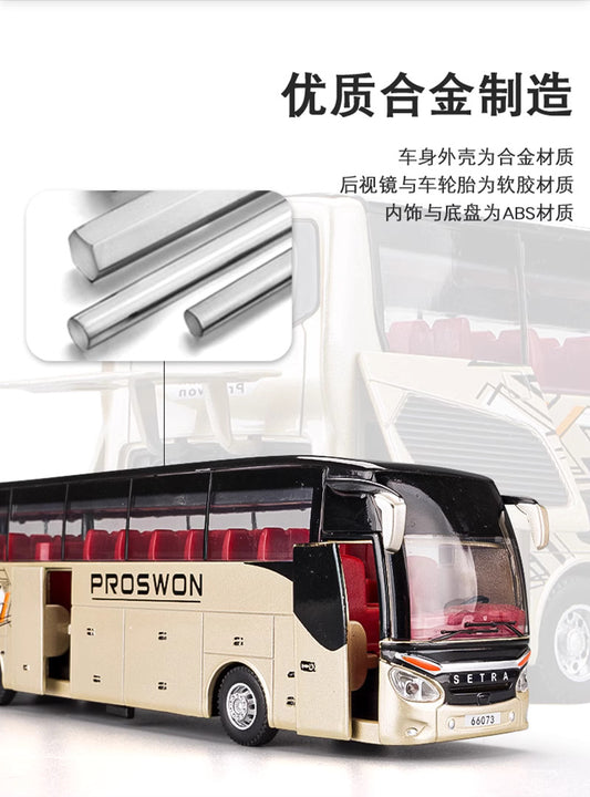Small Bus with lights and sliding doors