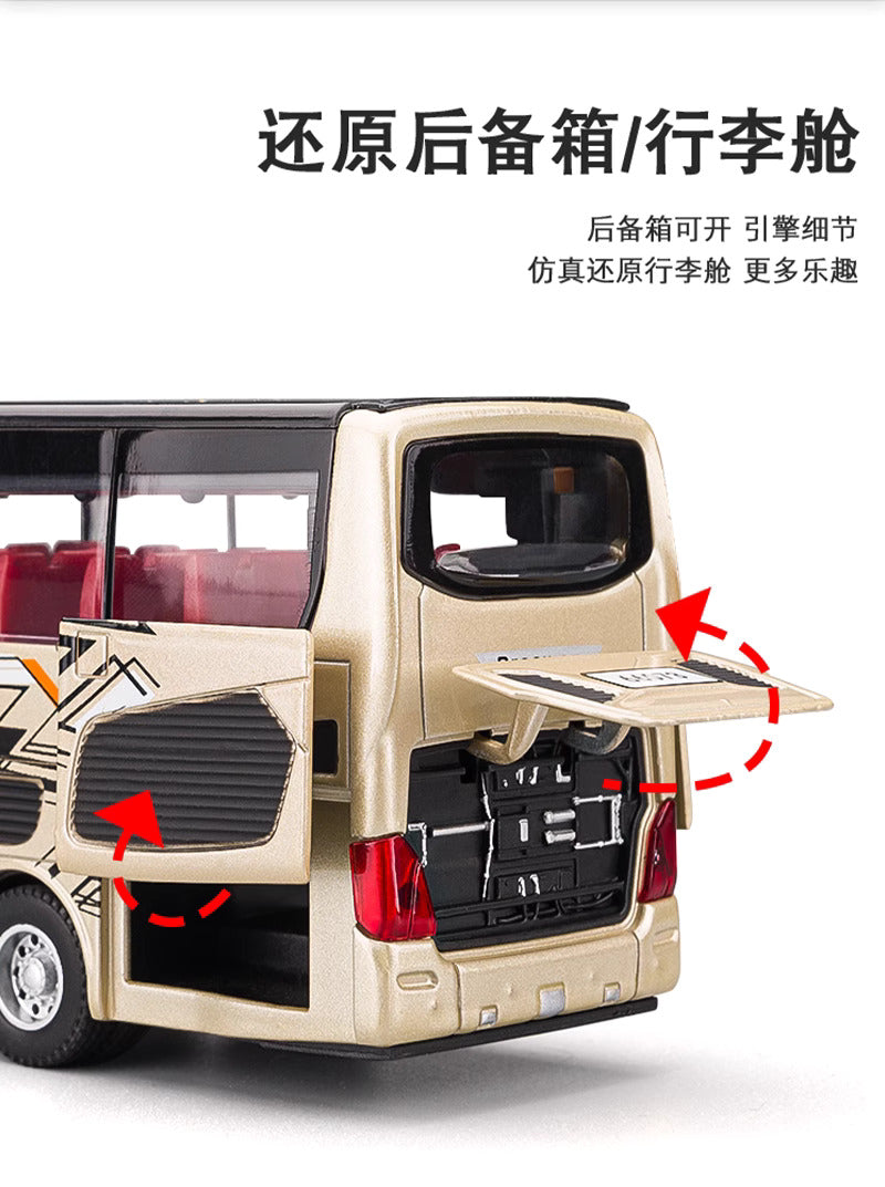 Small Bus with lights and sliding doors