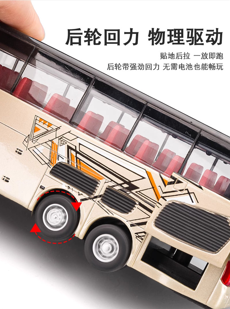 Small Bus with lights and sliding doors