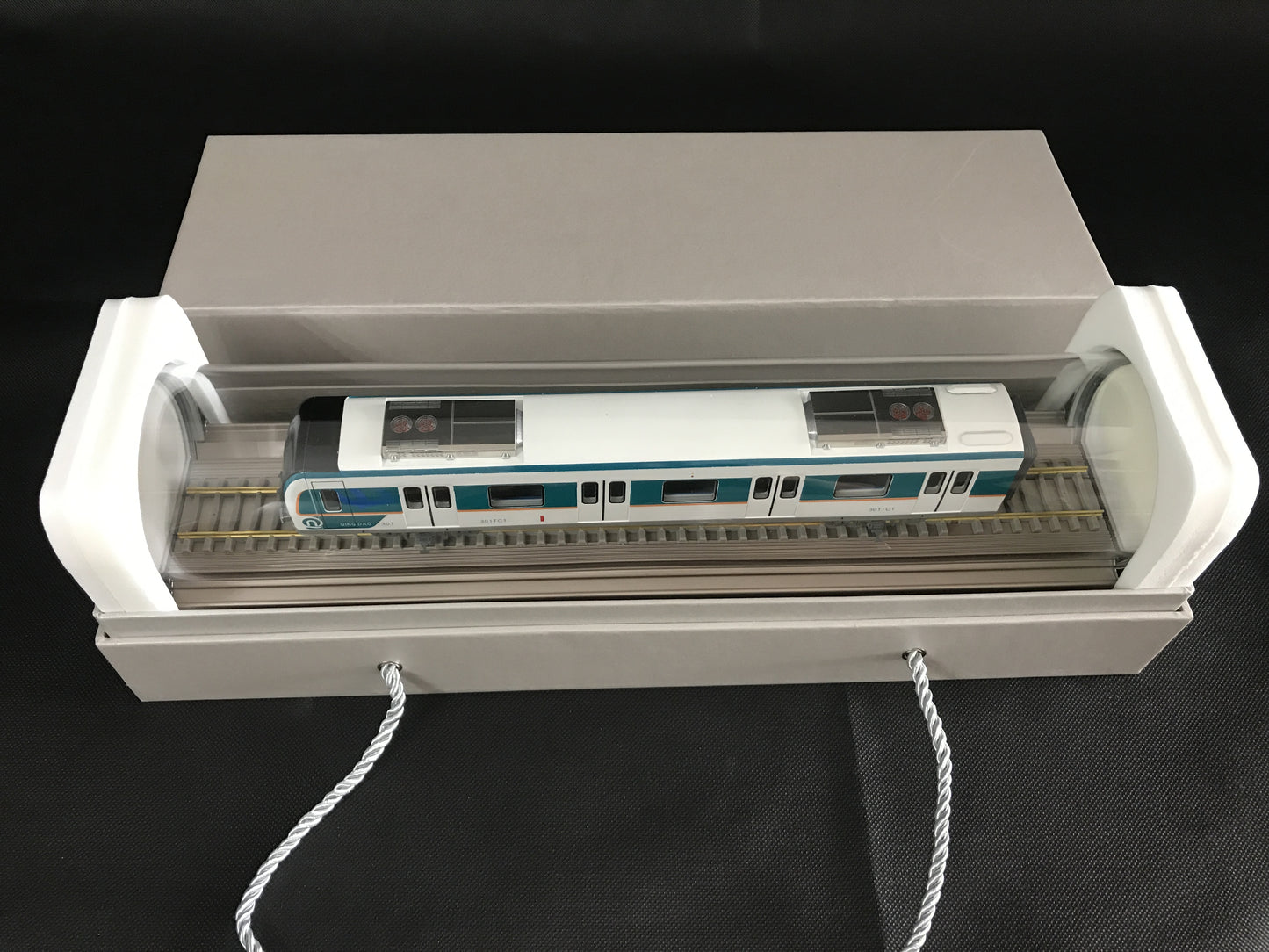 Subway of Qingdao Metro Line 3 static tram model