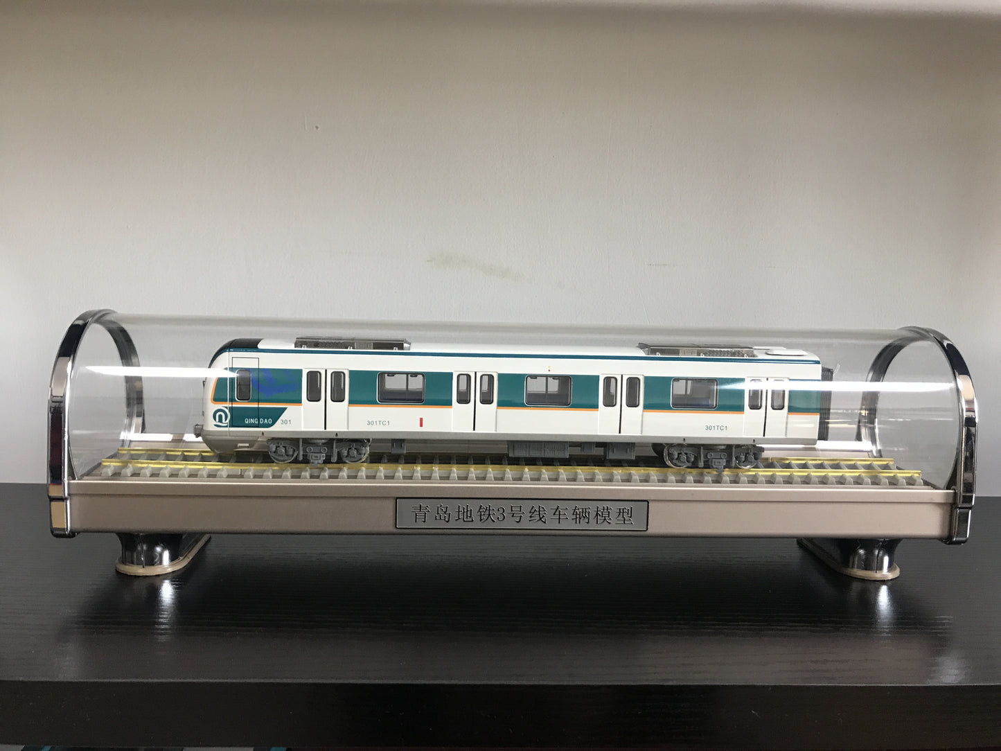 Subway of Qingdao Metro Line 3 static tram model