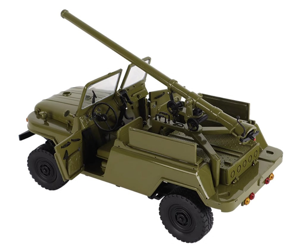 Type 75 105mm recoilless gun 212 jeep static model 1-18.