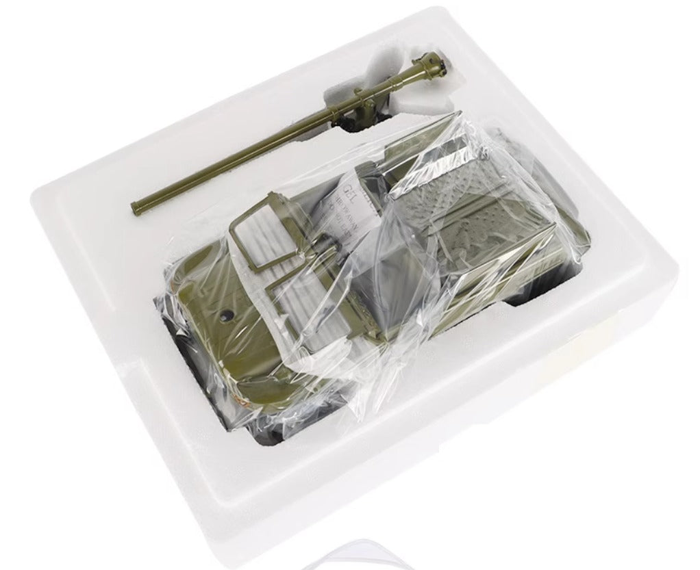 Type 75 105mm recoilless gun 212 jeep static model 1-18.