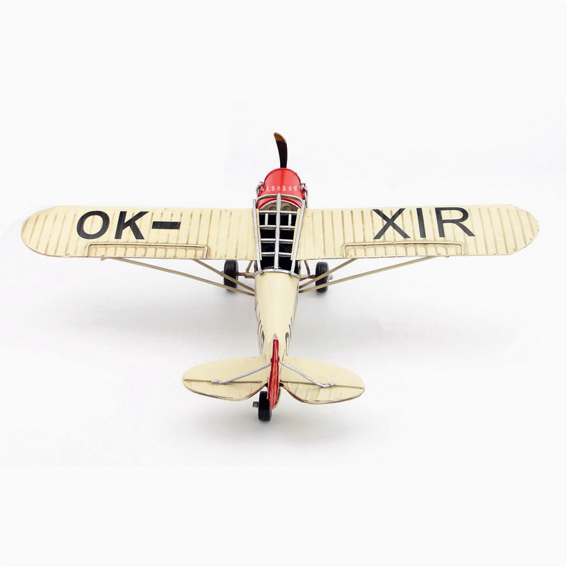 VINTAGE WROUGHT IRON PROPELLER AIRPLANE 1944 PIPER PA-18 MODEL