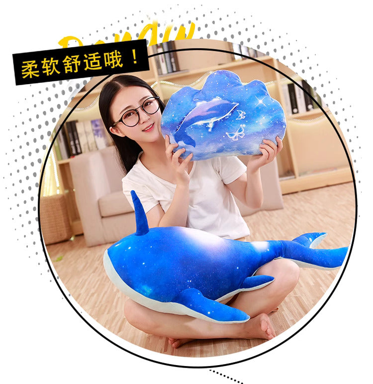 Water shark mouthless unicorn stuffed animal