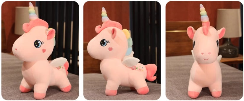 Winged unicorn stuffed animal plush