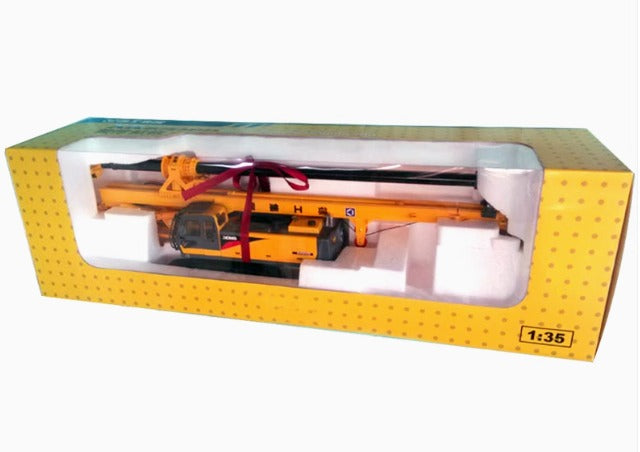 XCMG XR220 Rotary Drilling Model Yellow model alloy model