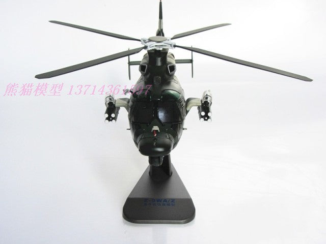 Z-9 metal military aircraft helicopter model