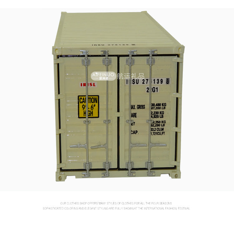Irisl Shipping Container 1-20 ABS plastic model