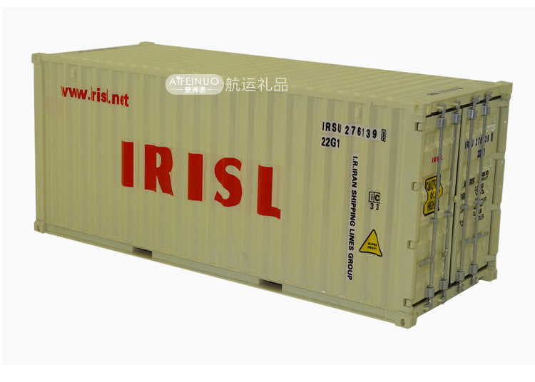 Irisl Shipping Container 1-20 ABS plastic model