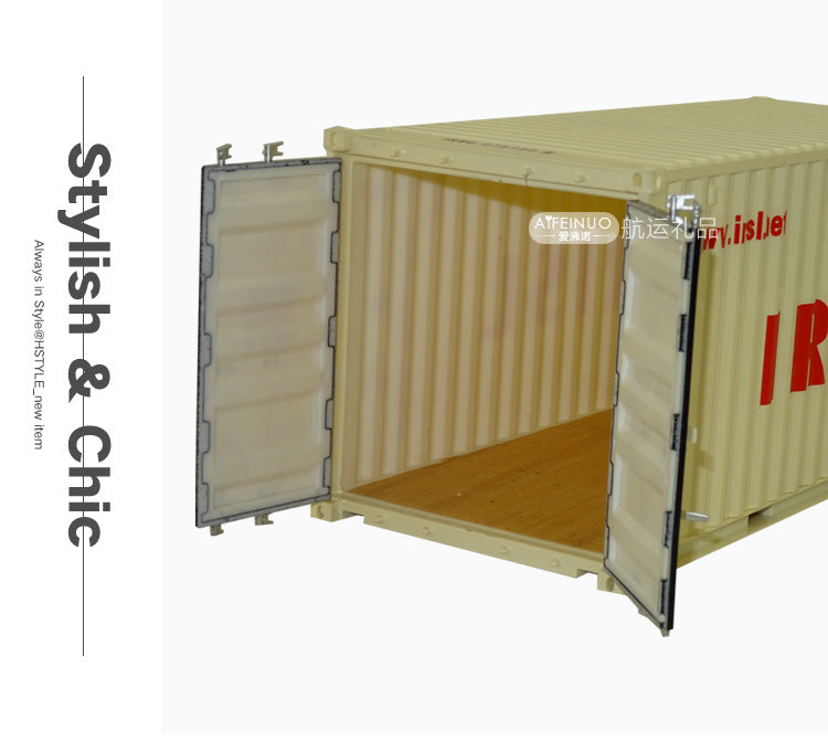 Irisl Shipping Container 1-20 ABS plastic model