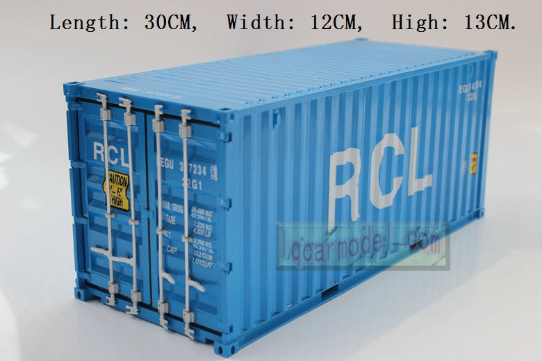 RCL Shipping Container 1-20 ABS plastic model