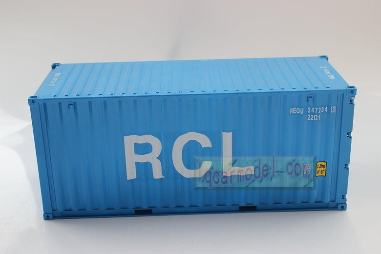 RCL Shipping Container 1-20 ABS plastic model