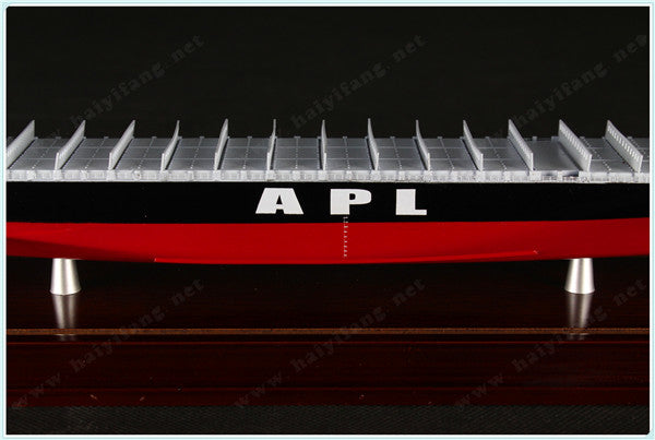 APL 35cm shipping container ship model and case