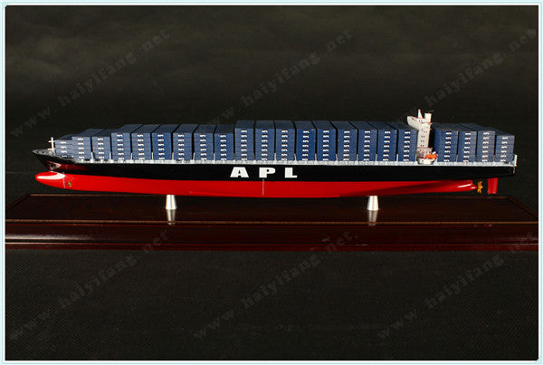 APL 35cm shipping container ship model and case