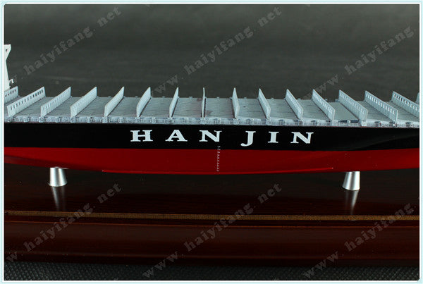 Hanjin 35cm shipping container ship model