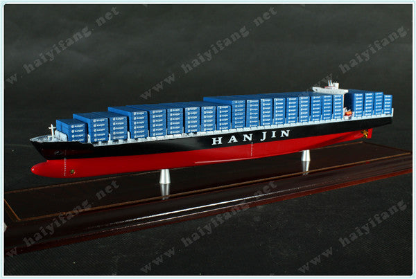 Hanjin 35cm shipping container ship model