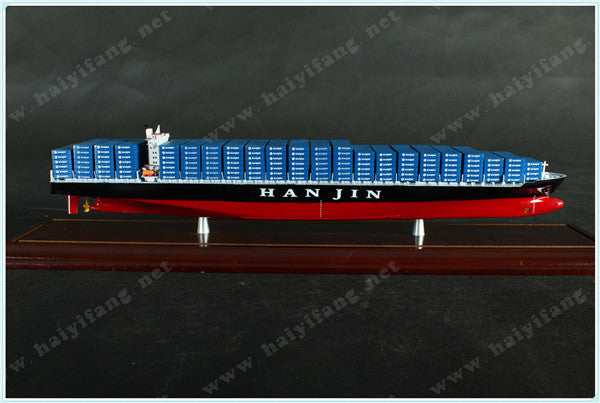 Hanjin 35cm shipping container ship model