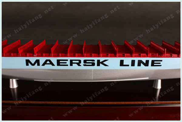 MAERSK shipping container ship model at 1:1000
