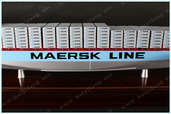 MAERSK shipping container ship model at 1:1000
