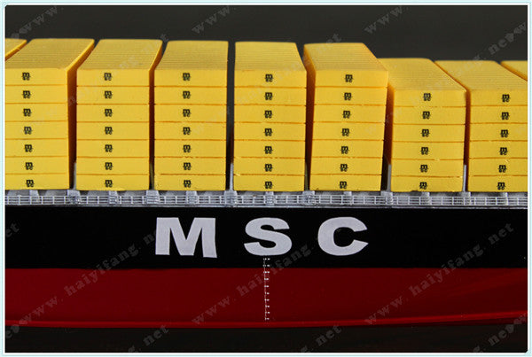 MSC intellectualcontainer ship model 14 inches