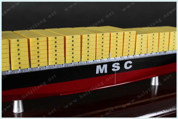 MSC intellectualcontainer ship model 14 inches