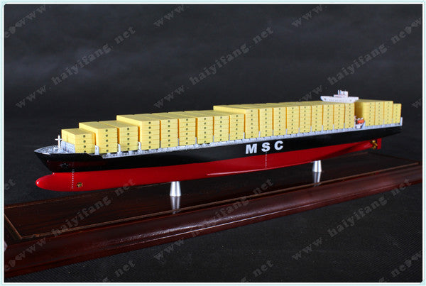 MSC intellectualcontainer ship model 14 inches