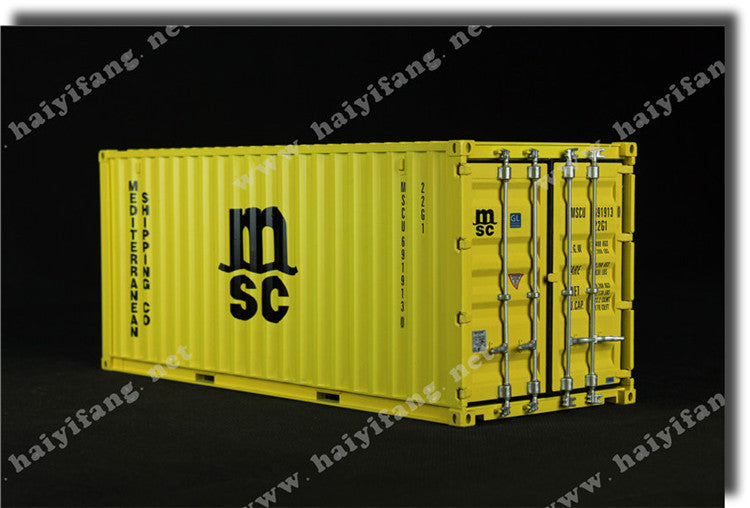 MSC Shipping Container 1-20 ABS plastic model