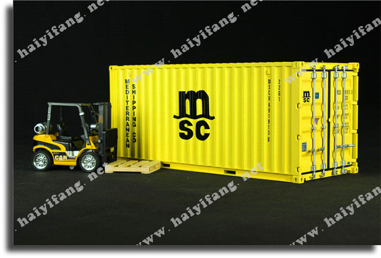 MSC Shipping Container 1-20 ABS plastic model