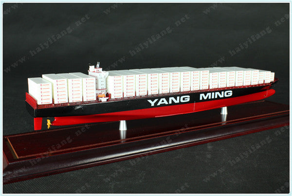 Yangming CCNI intellectualcontainer ship model 14 inches