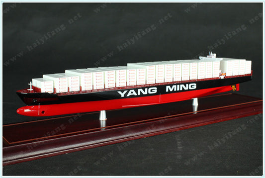 Yangming CCNI intellectualcontainer ship model 14 inches