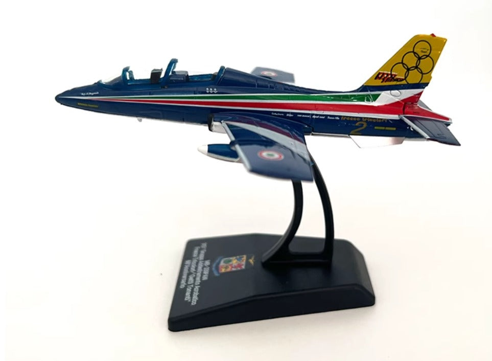 1-100 Fiat G-91YItalian alloy aircraft model MB-339PAN fighter