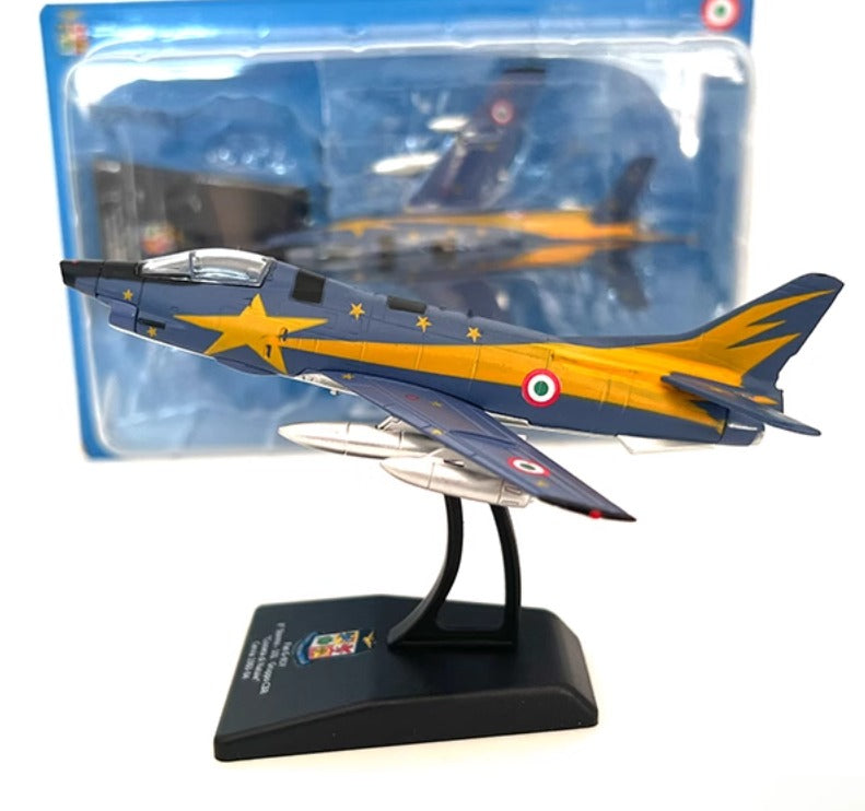 1-100 Fiat G-91YItalian alloy aircraft model MB-339PAN fighter