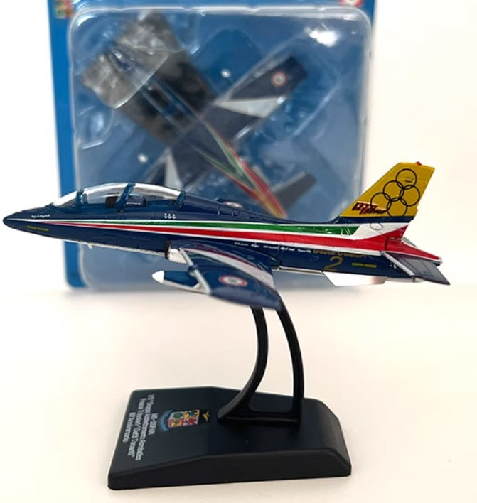 1-100 Fiat G-91YItalian alloy aircraft model MB-339PAN fighter