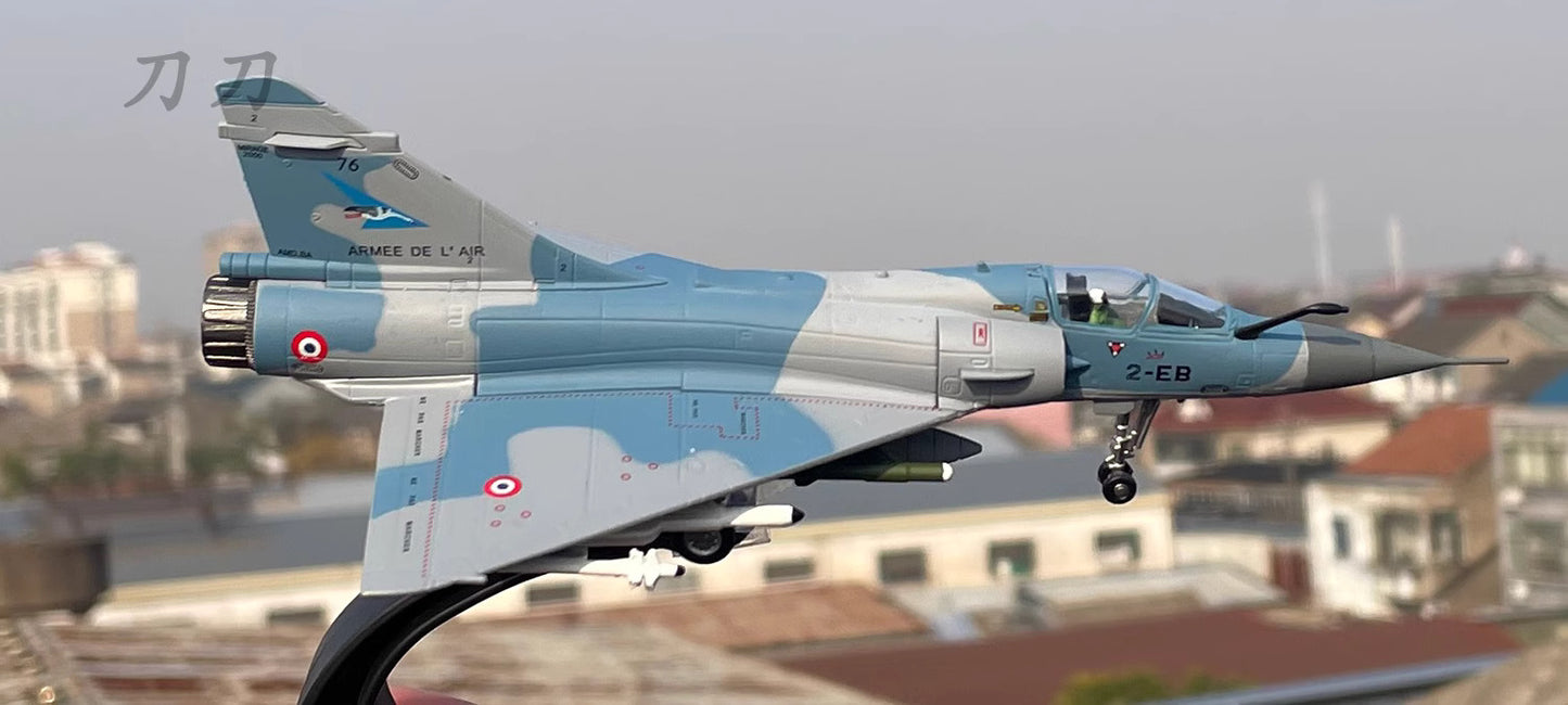1-100 French Air Force Mirage 2000 Fighter Alloy Aircraft