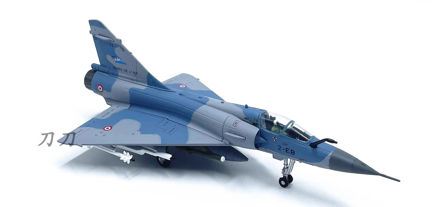 1-100 French Air Force Mirage 2000 Fighter Alloy Aircraft
