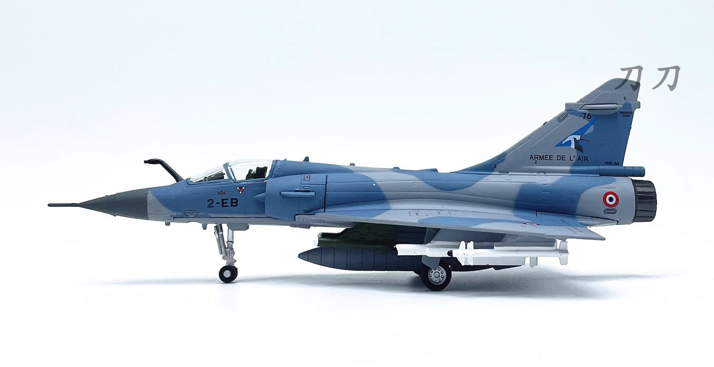 1-100 French Air Force Mirage 2000 Fighter Alloy Aircraft