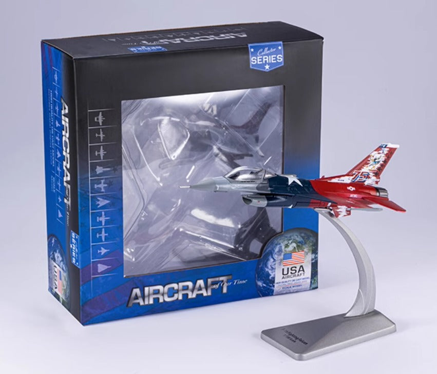 1-100 U.S. Army F-16 Alloy Fighter Model