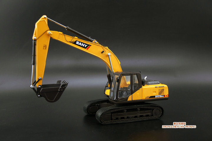 1-35 Trinity Sany 215C-9 Hooker excavator alloy model