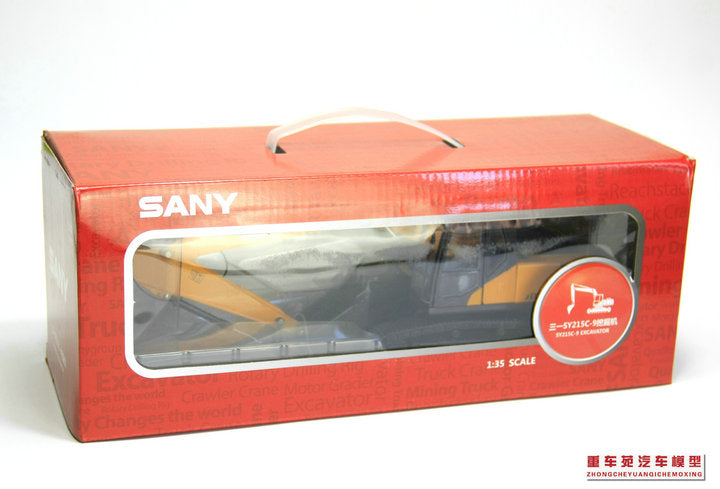 1-35 Trinity Sany 215C-9 Hooker excavator alloy model