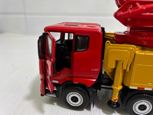 1-35 original Sany Wuqiao 67m pump truck 670C10 alloy  model