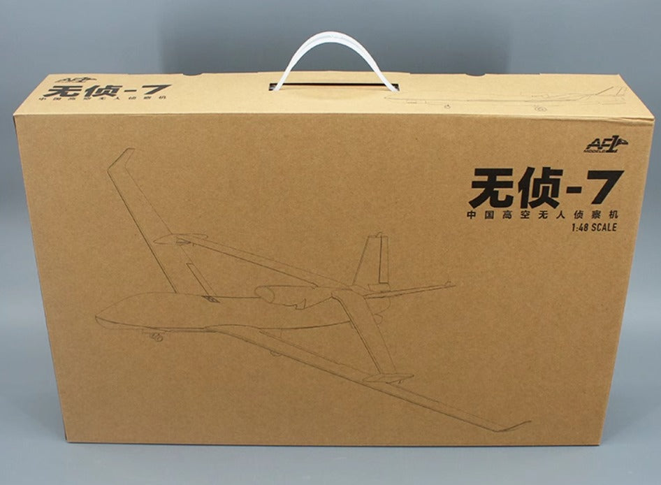 1-48 Wuzhen 7 high-altitude reconnaissance aircraft UAV alloy aircraft model