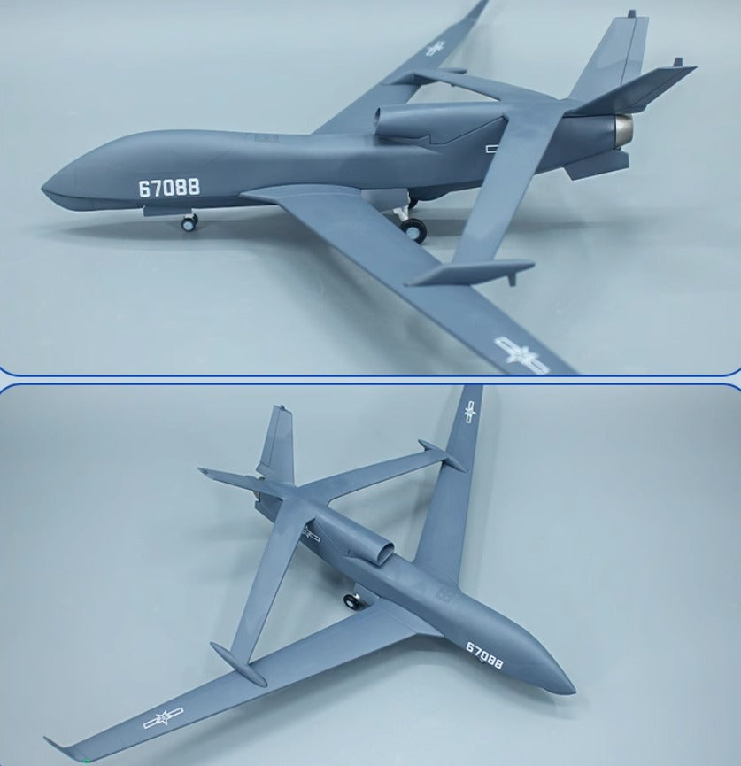 1-48 Wuzhen 7 high-altitude reconnaissance aircraft UAV alloy aircraft model