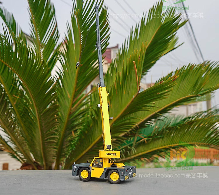 1:50 TWH Gruff Grove Car Crane Alloy Crane Engineering Mechanical Model